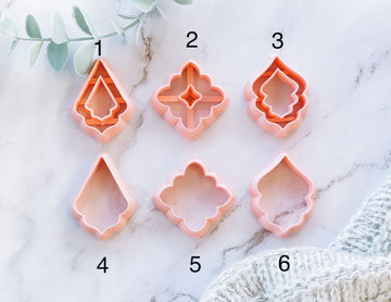 Moroccan Inspired Shape Polymer Clay  Cutter | Fondant Cutter | Cookie Cutter